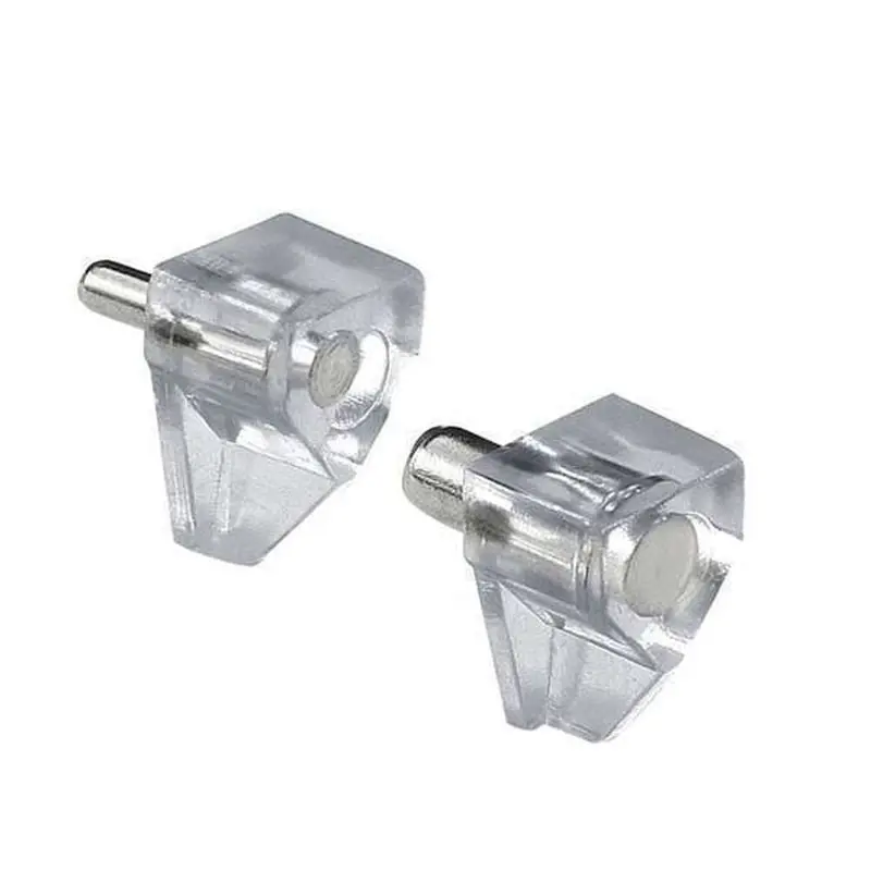 Clear Acrylic Shelf Support Pins – Pack Of 12 1