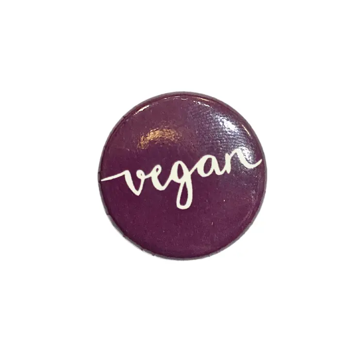 Clearance: Plant Active Vegan Button Pin 1