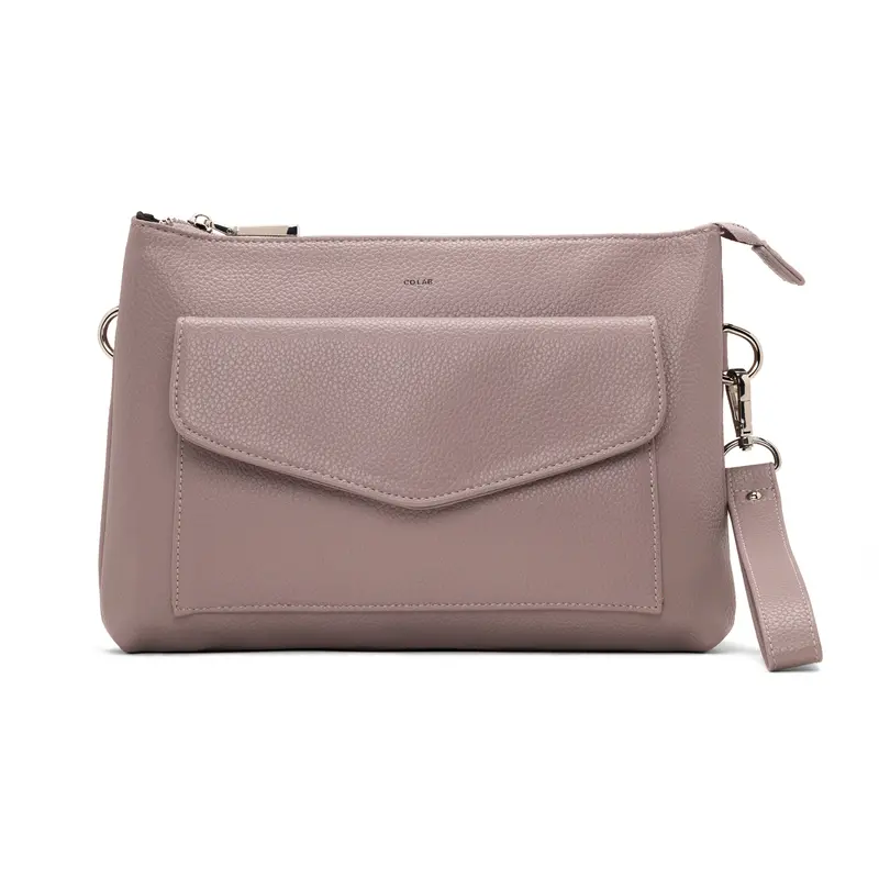 Co-Lab Kris Double Clutch Crossbody Bag – Clearance (Dusty Mauve) 1