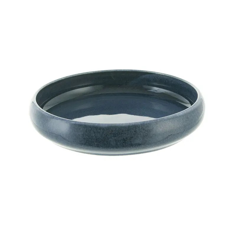 Compact Denim Ceramic Bowl – 21Cm Diameter × 5Cm Height 1