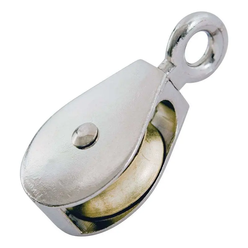 Compact Nickel-Plated Awning Pulley – 25Mm Diameter, Fixworx 1