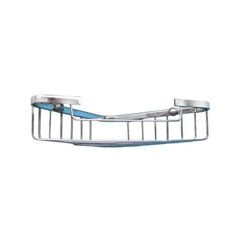 Corner-Mount Stainless Steel Soap Basket – 21 × 16 × 4.9 Cm (Ss202) 1