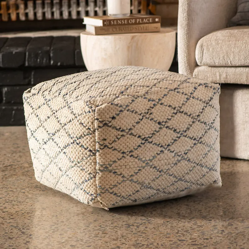 Cotton Matha Floor Pouf – 50 × 35 Cm 1