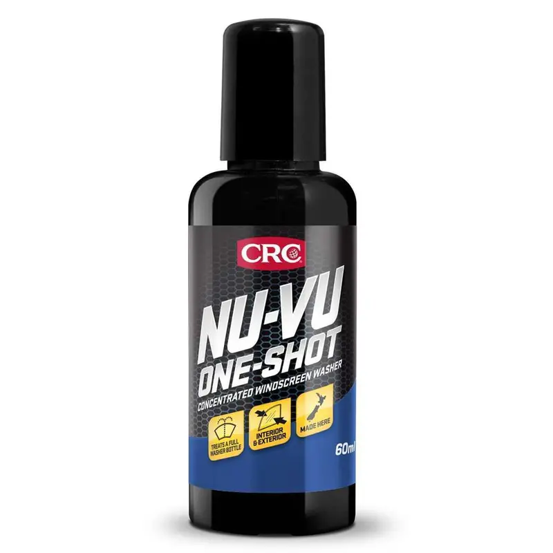 Crc Nu-Vu Windscreen Cleaner – 60Ml Streak-Free Glass Formula 1
