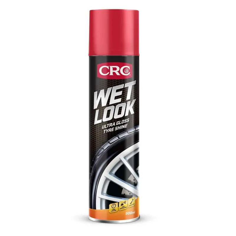 Crc Wetlook Tyre Shine Spray – 500Ml High-Gloss Finish Enhancer 1