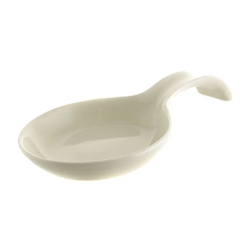 Cream-Colored Spoon Rest 1