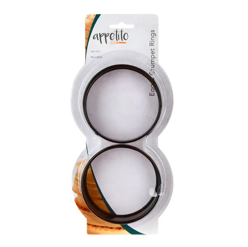 Crumpet And Egg Ring Combo Set – Multi-Use Breakfast Mold 1