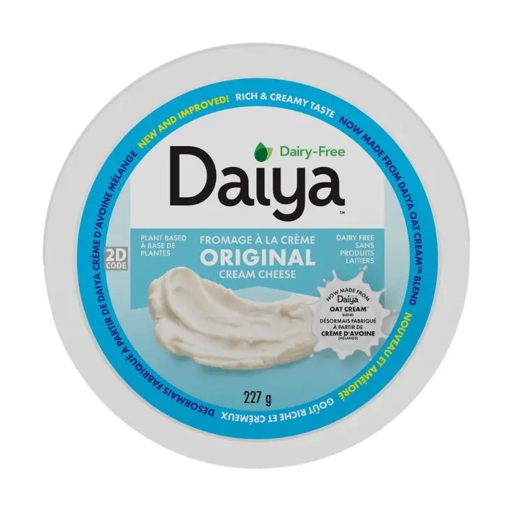 Daiya Original Cream Cheese Alternative – Dairy-Free Spread, 227G 1