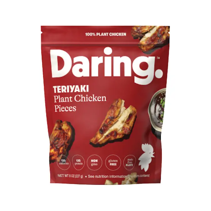 Daring Teriyaki-Flavored Plant-Based Chicken Pieces (227G) 1