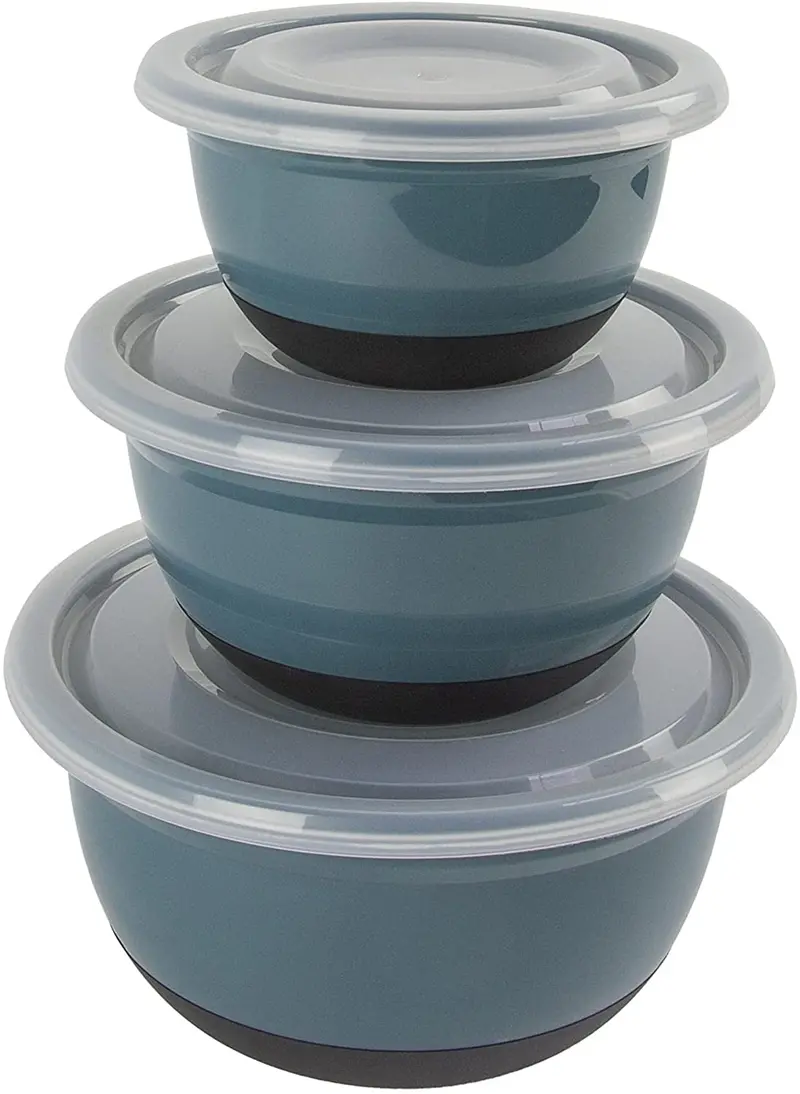 Debra'S Kitchen Usa-Made 6-Piece Non-Slip Mixing Bowl Set – Stackable & Dishwasher Safe 1