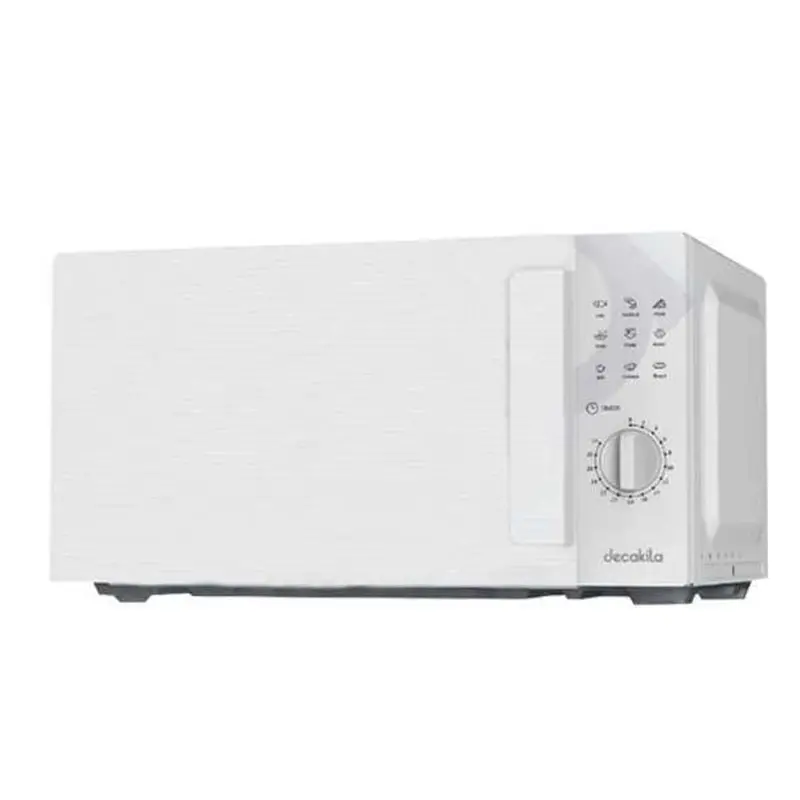 Decakila 20-Litre Silver Microwave Oven – 600 W, Sleek & Efficient Heating 1