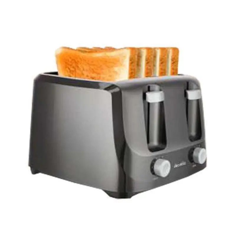 Decakila 4-Slice Toaster – 1500W Black Countertop Appliance 1