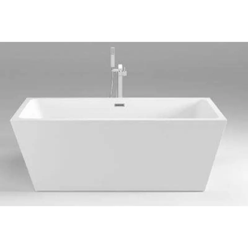 Decobay Terni Acrylic Freestanding Bathtub – White, 1700 × 800 × 580Mm 1