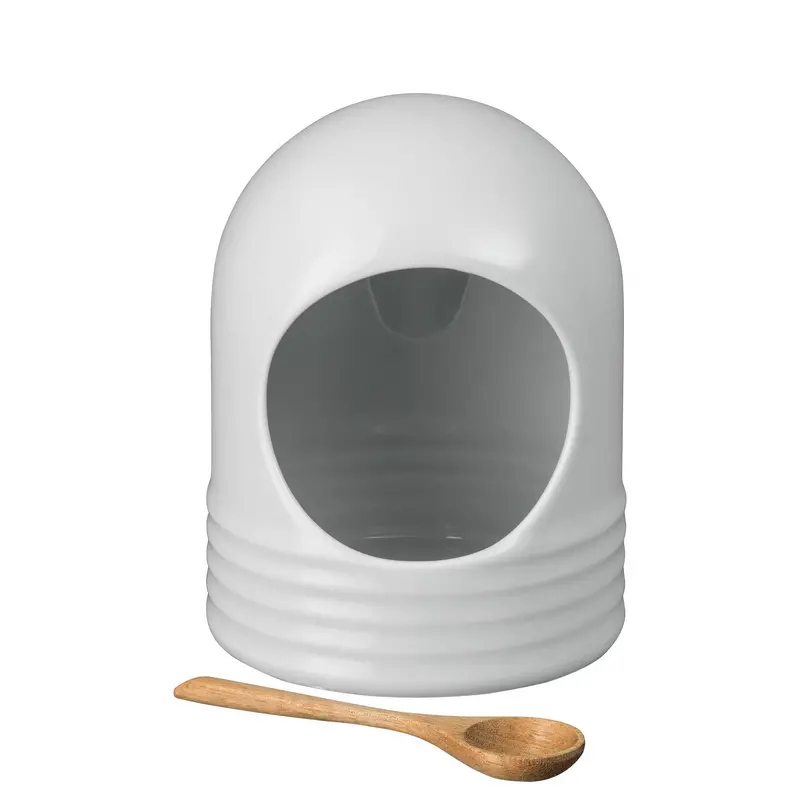 Denby Handcrafted Ceramic Salt Cellar With Lid 1