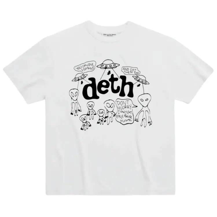 Don’T Eat The Homies ‘Alien Doodle’ Casual T-Shirt 1