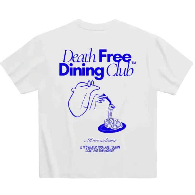 Don’T Eat The Homies ‘Death-Free Dining Club’ Unisex T-Shirt 1