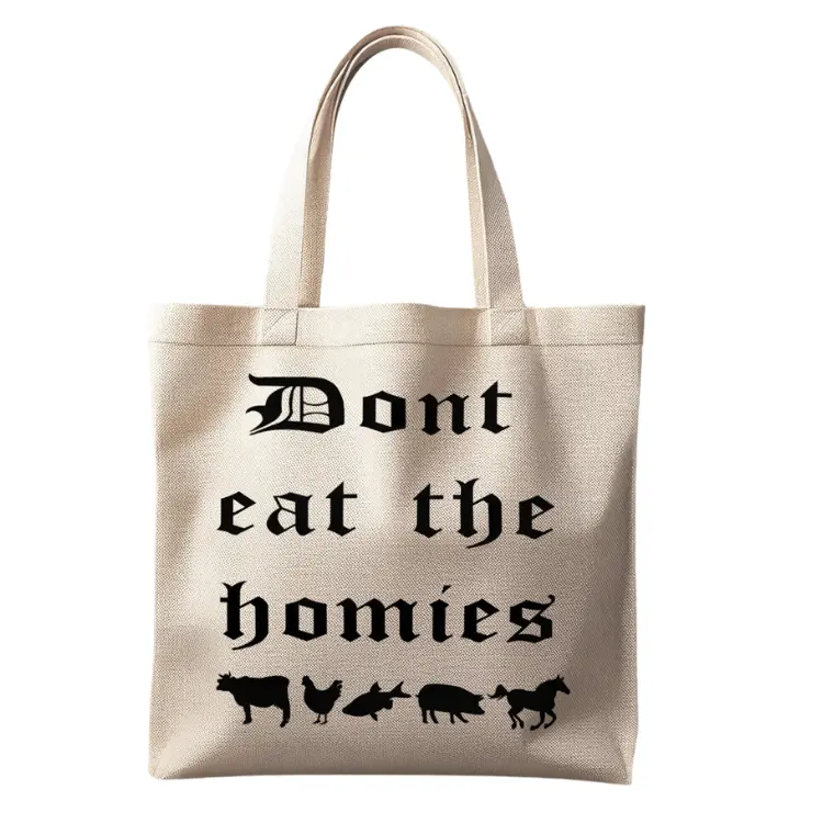 Don'T Eat The Homies Eco-Friendly Canvas Tote Bag 1