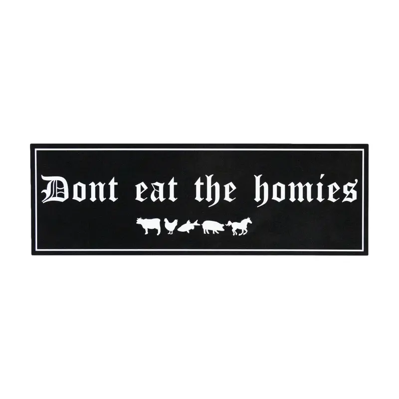 'Don'T Eat The Homies' Rectangle Sticker 1