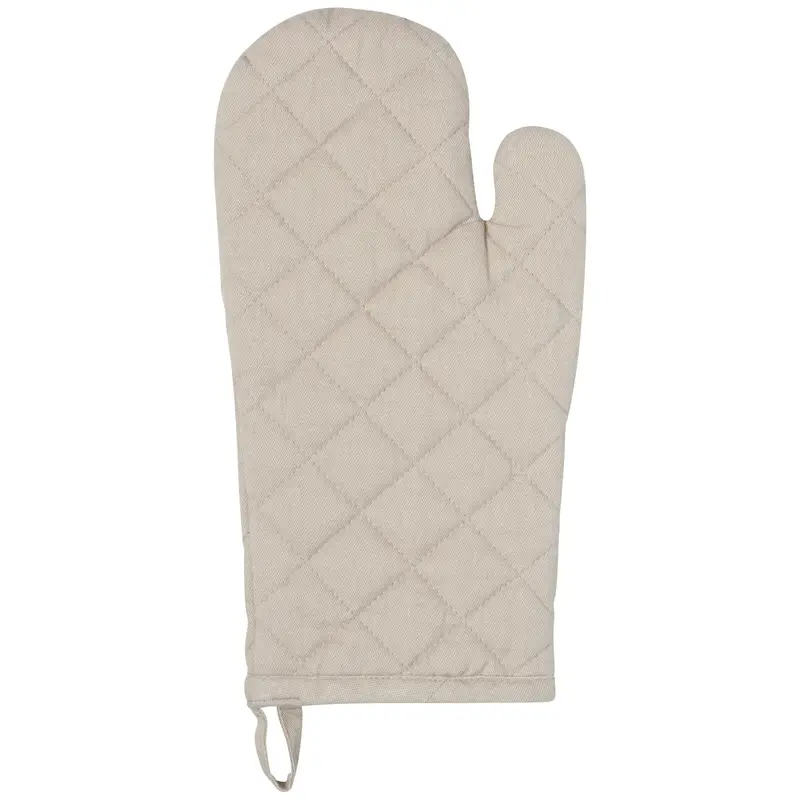 Dove Grey Stonewashed Cotton Oven Mitt And Potholder Set 1