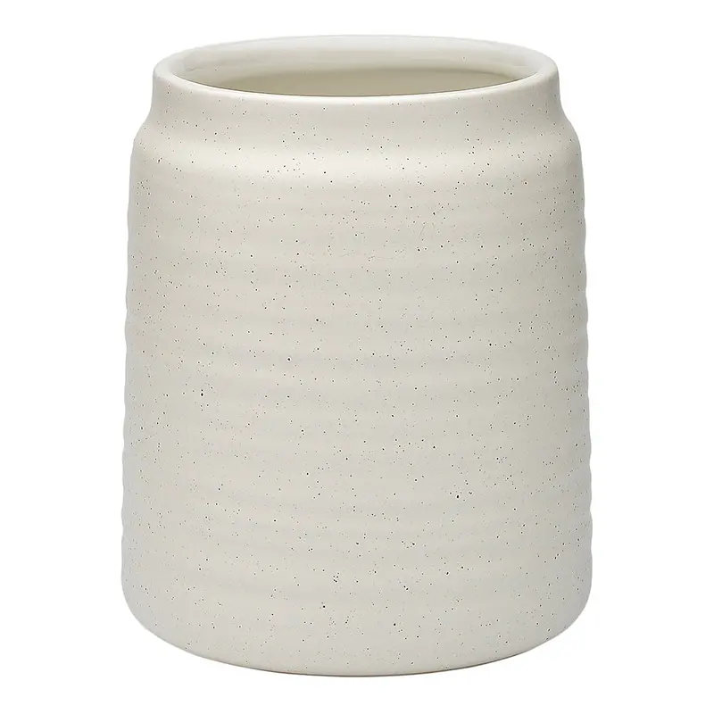 Ecology-Friendly Calico Utensil Pot – 16X13Cm Ottawa Storage Jar 1