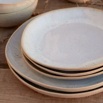 Eivissa Salad Plate In Sand Beige Finish 1
