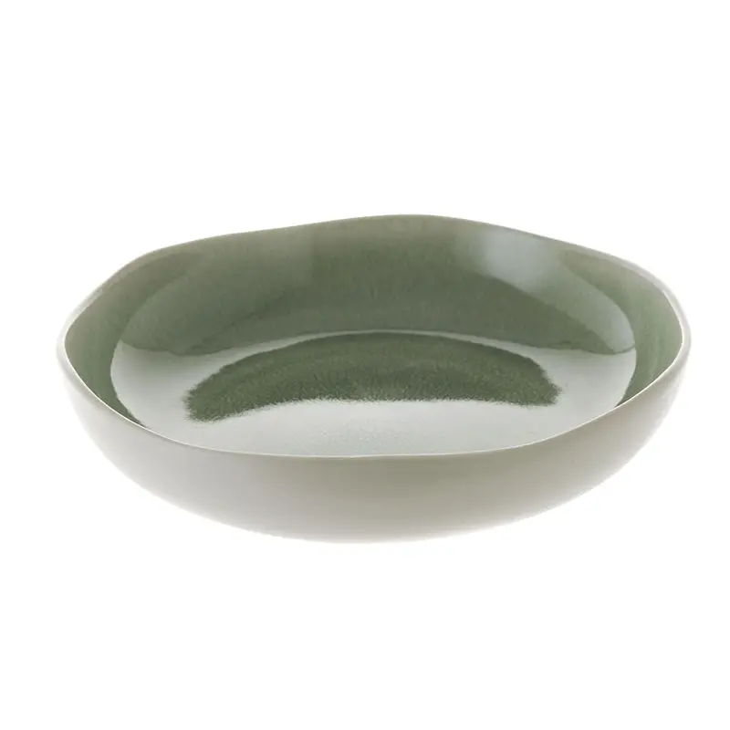 Emerald Rainforest-Inspired Ceramic Bowl – 23Cm Diameter 1