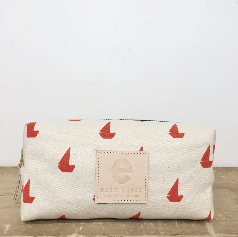 Erin Flett Crew Sailboats Toiletry Bag 1