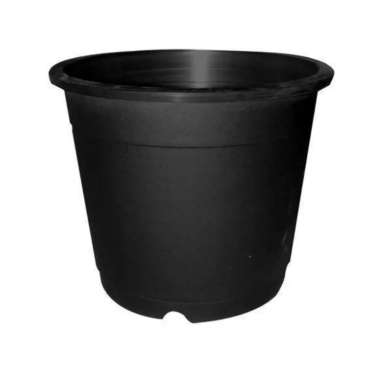 Euro Ceramic Planter Pot – Sleek Black, 15Cm Diameter 1