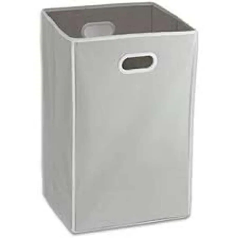 Fabric-Lined Laundry Hamper – Compact Storage Bin #1629 1