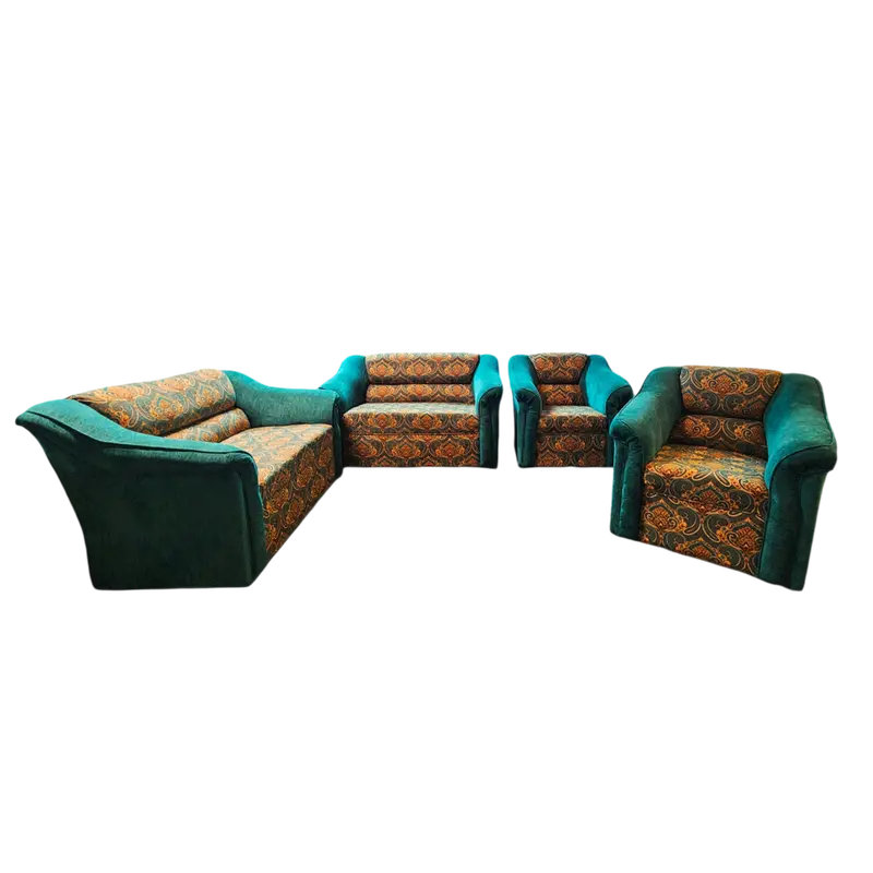 Fauna Latui Fabric Modular Sofa Set – 4-Piece, Color-Assorted Upholstery 1