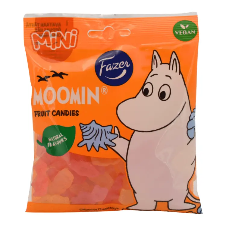 Fazer Moomin Fruit Gummies – 80G 1