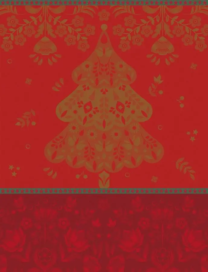 Féerie Illustrated Linen Tea Towel 1
