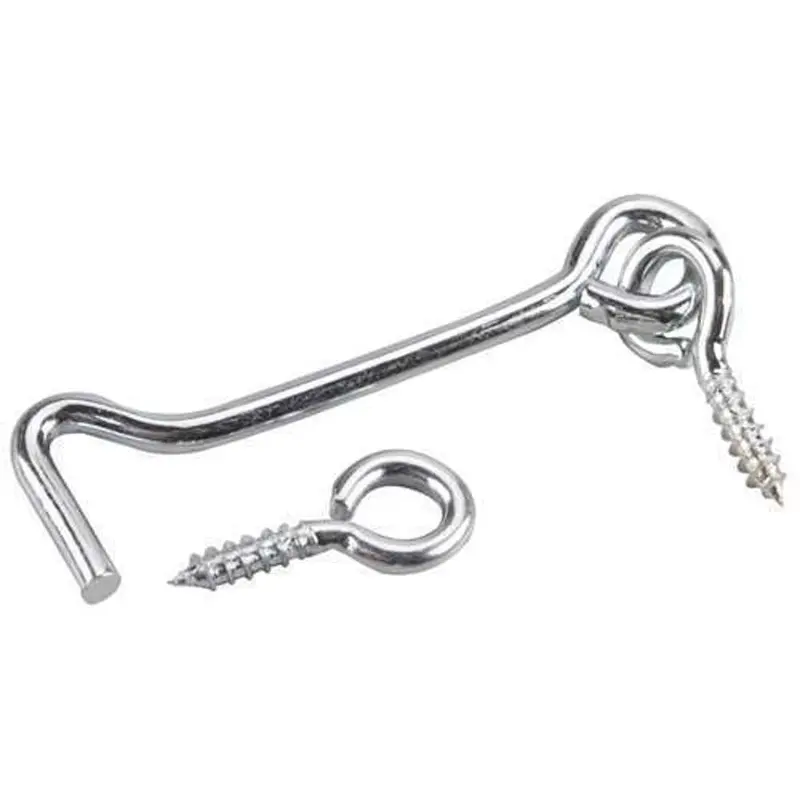 Fixworx Heavy-Duty Gate Hook And Eye – 100Mm Zinc-Coated – 2-Pack 1
