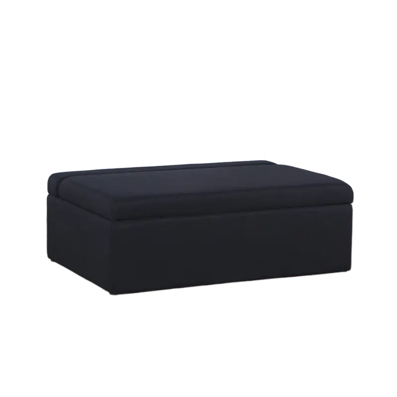 Foldable Single Metal Bed With Mattress – Black, 1900 X 1000 X 410 Mm 1