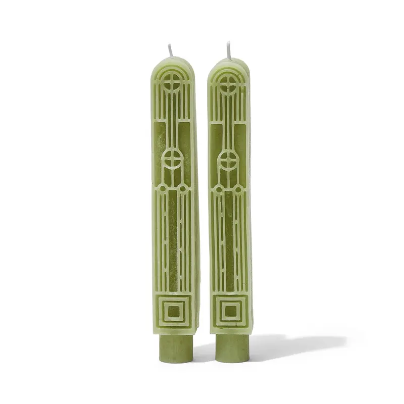 Frank Lloyd Wright Saguaro Art-Inspired Taper Candles (Set Of 2) 1