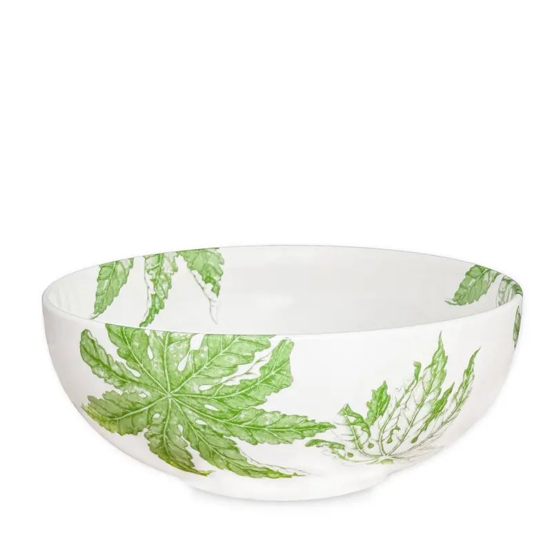 Freya Ceramic Vegetable Serving Bowl With Elegant Rim 1