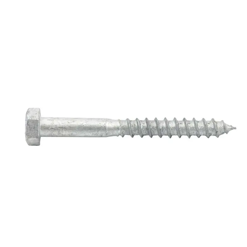 Galvanized M8 × 75 Mm Coach Screw For Structural Fastening 1