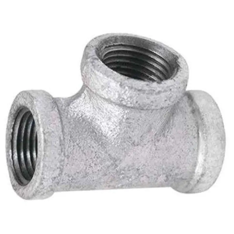 Galvanized Steel Tee Fitting – A-Grade, 1 1/4 Inch Diameter 1