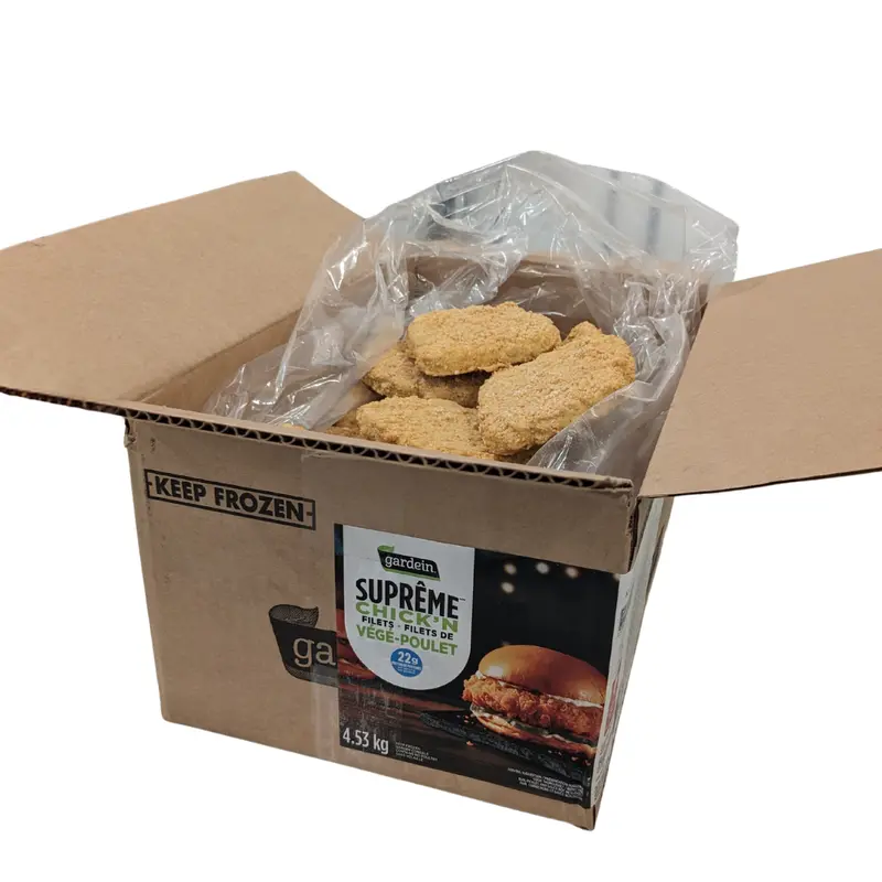 Gardein Supreme Chicken-Style Filets – Full Case (4.53Kg) 1