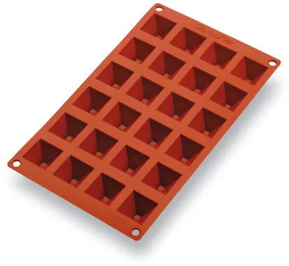 Gastroflex Gn 1/3 Pyramid Mold Tray – 325 × 176 Mm, 24 Cavities (3.5 × 3.5 × 2 Cm) 1