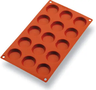 Gastroflex Gn 1/3 Silicone Mould Tray – 325×176 Mm, 15 Tartlet Shells (4.5 Cm Diameter) 1