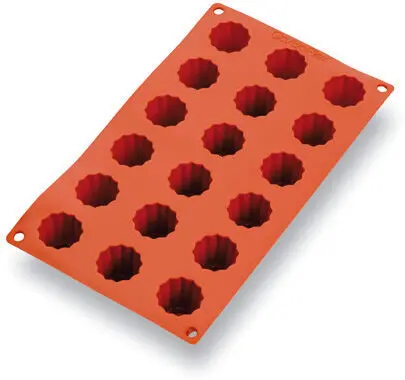 Gastroflex Gn 1/3 Silicone Mould Tray – 325×176 Mm, 18 Ribbed Channels (3.5 Cm Depth) 1