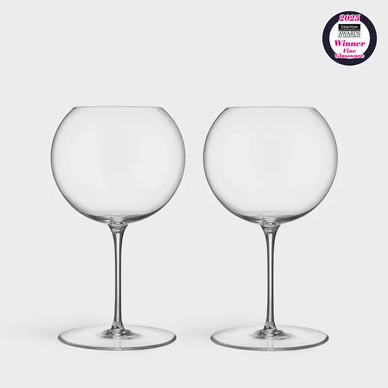 Geometry-Inspired Red Wine Glasses – Set Of Two 1