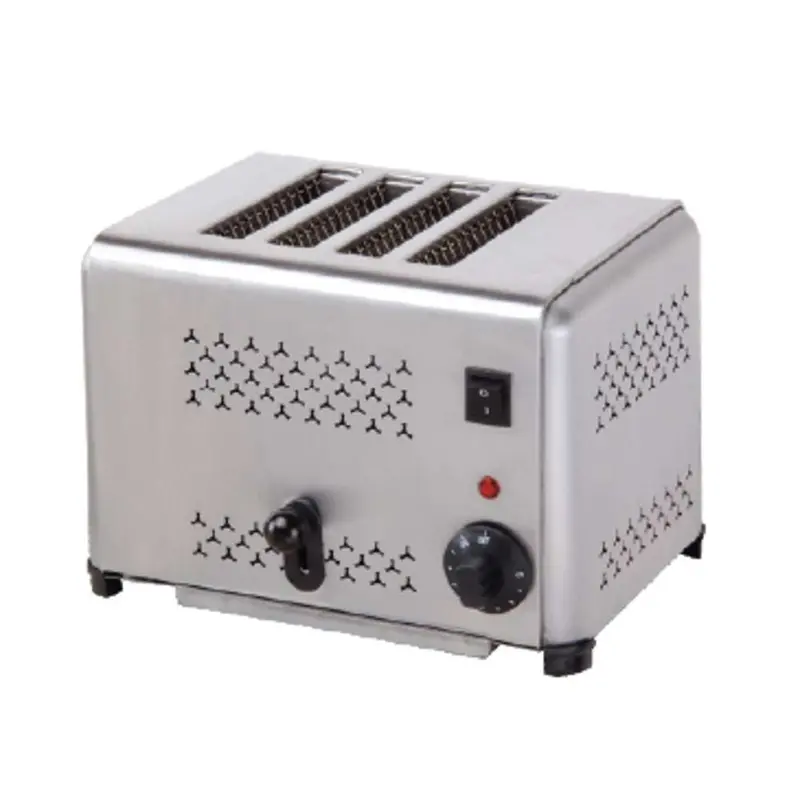Getra Commercial 4-Slice Pop-Up Toaster – Stainless Steel Body, High-Performance Heating 1