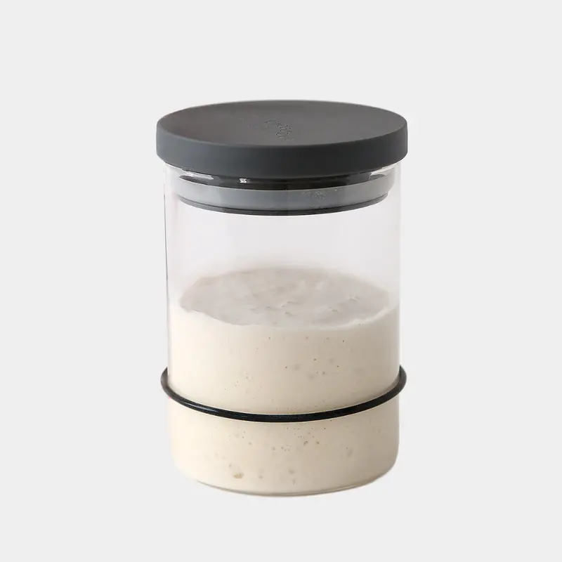 Glass Sourdough Starter Jar With Airtight Lid 1