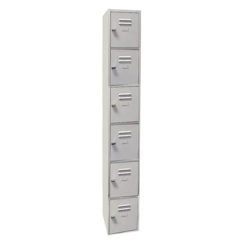 Godrej Single-Column Locker – 6-Compartment Steel Locker, 1830 X 380 X 457Mm 1