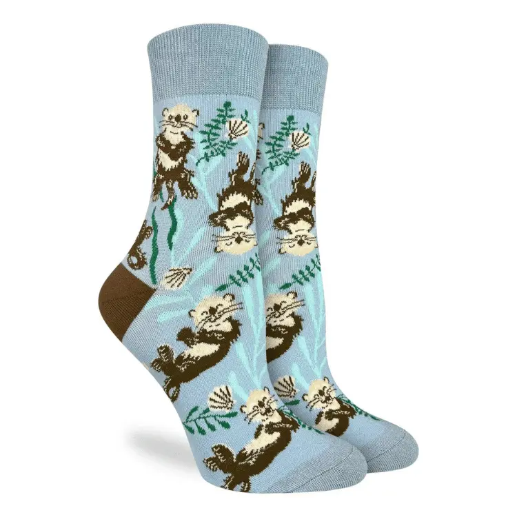 Good Luck Sock Sea Otter Design Socks 1