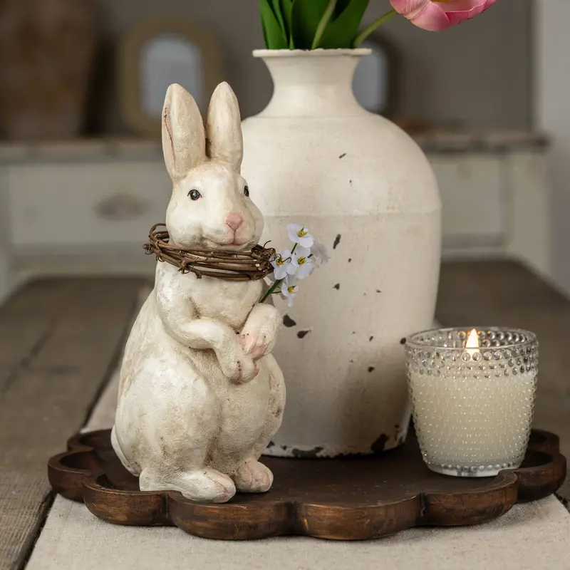 Grapevine Bunny Wreath – Handwoven Spring Decor With Rabbit Accents 1