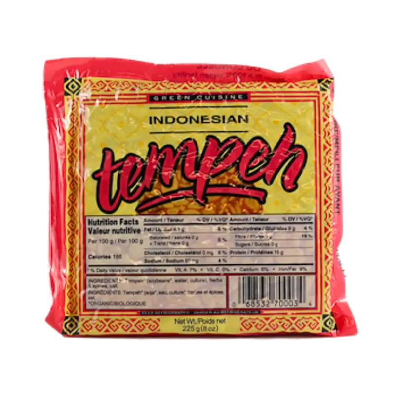 Green Cuisine Indonesian-Style Tempeh – 225G Plant-Based Protein 1