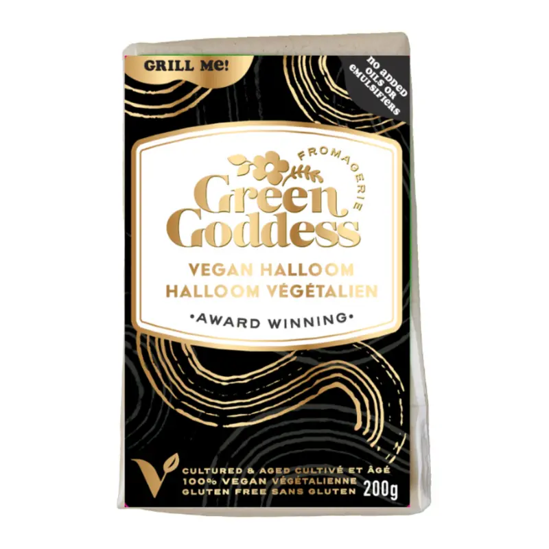 Green Goddess Halloom-Style Vegan Cheese – 200G 1